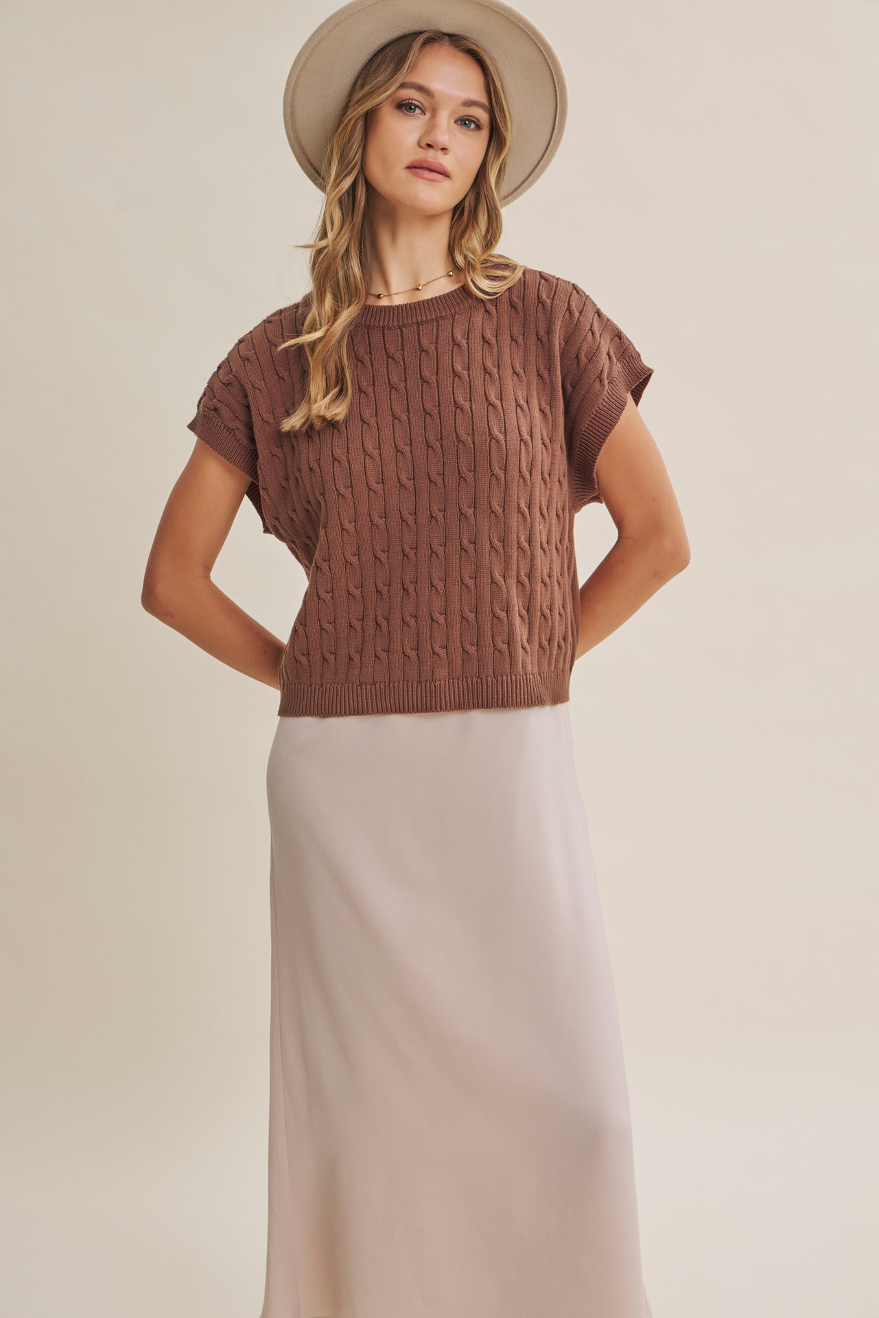 Cafe Au Lait Sweater Set
