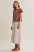 Cafe Au Lait Sweater Set