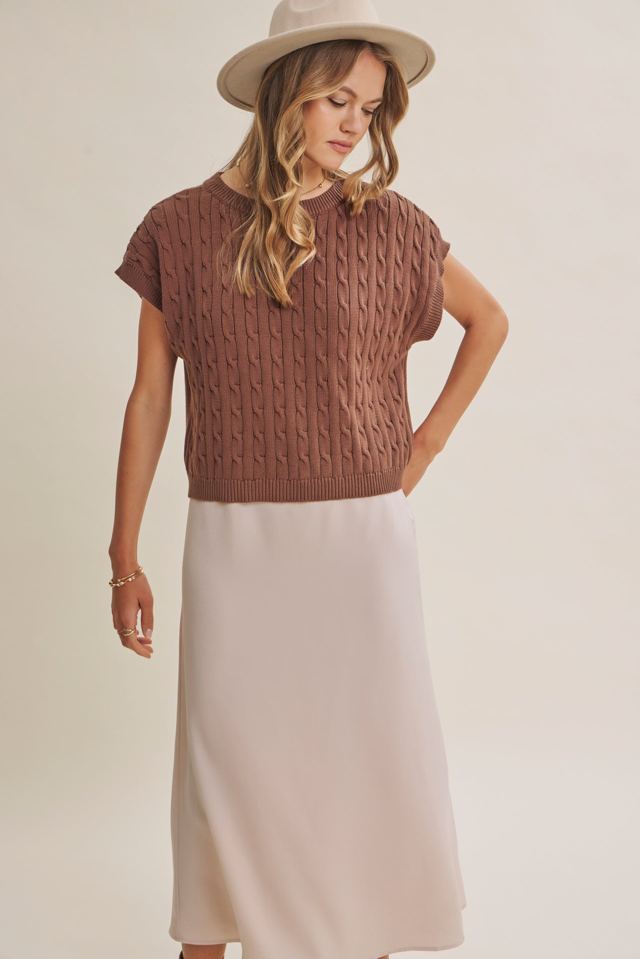 Cafe Au Lait Sweater Set