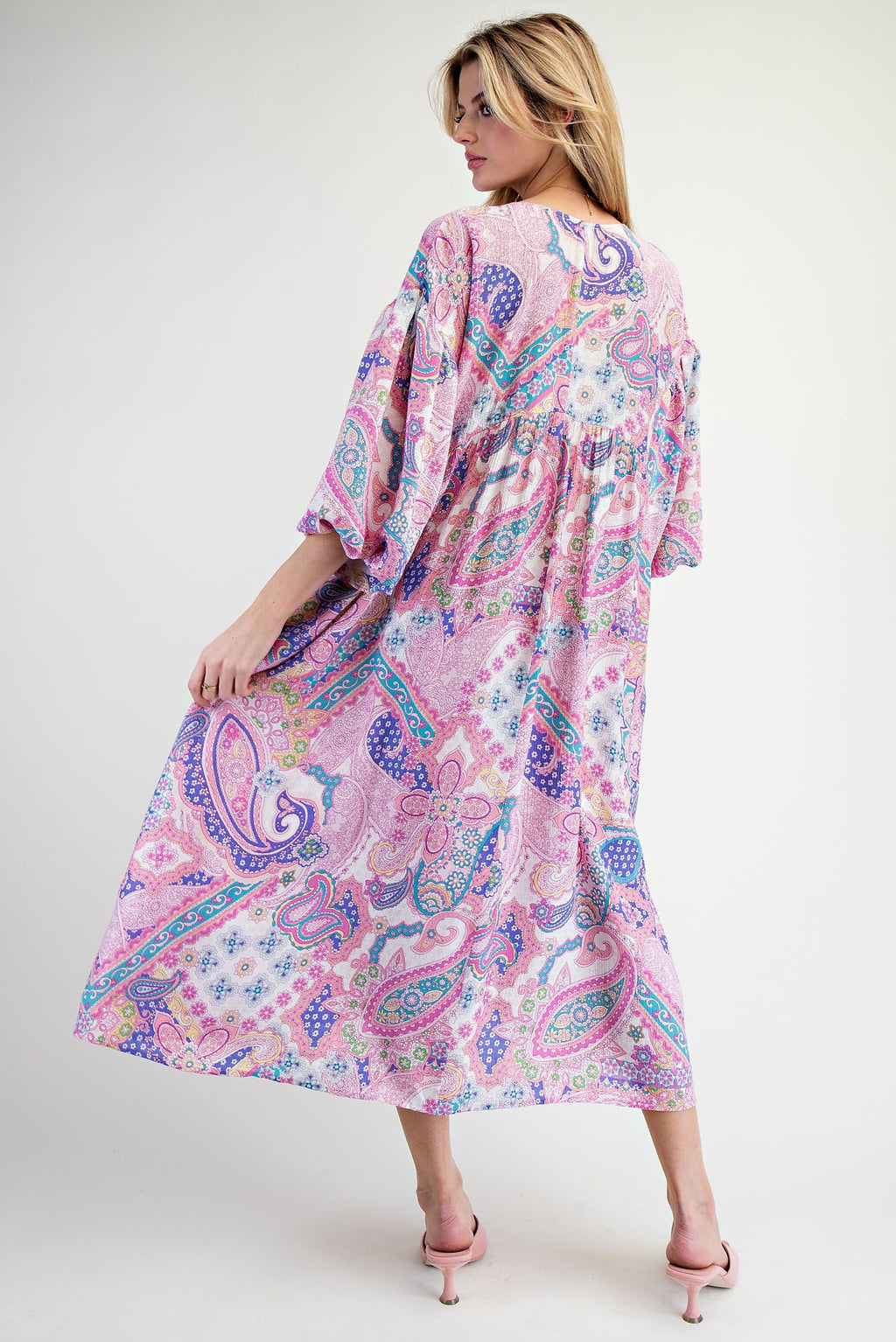 Paisley Dream Midi Dress