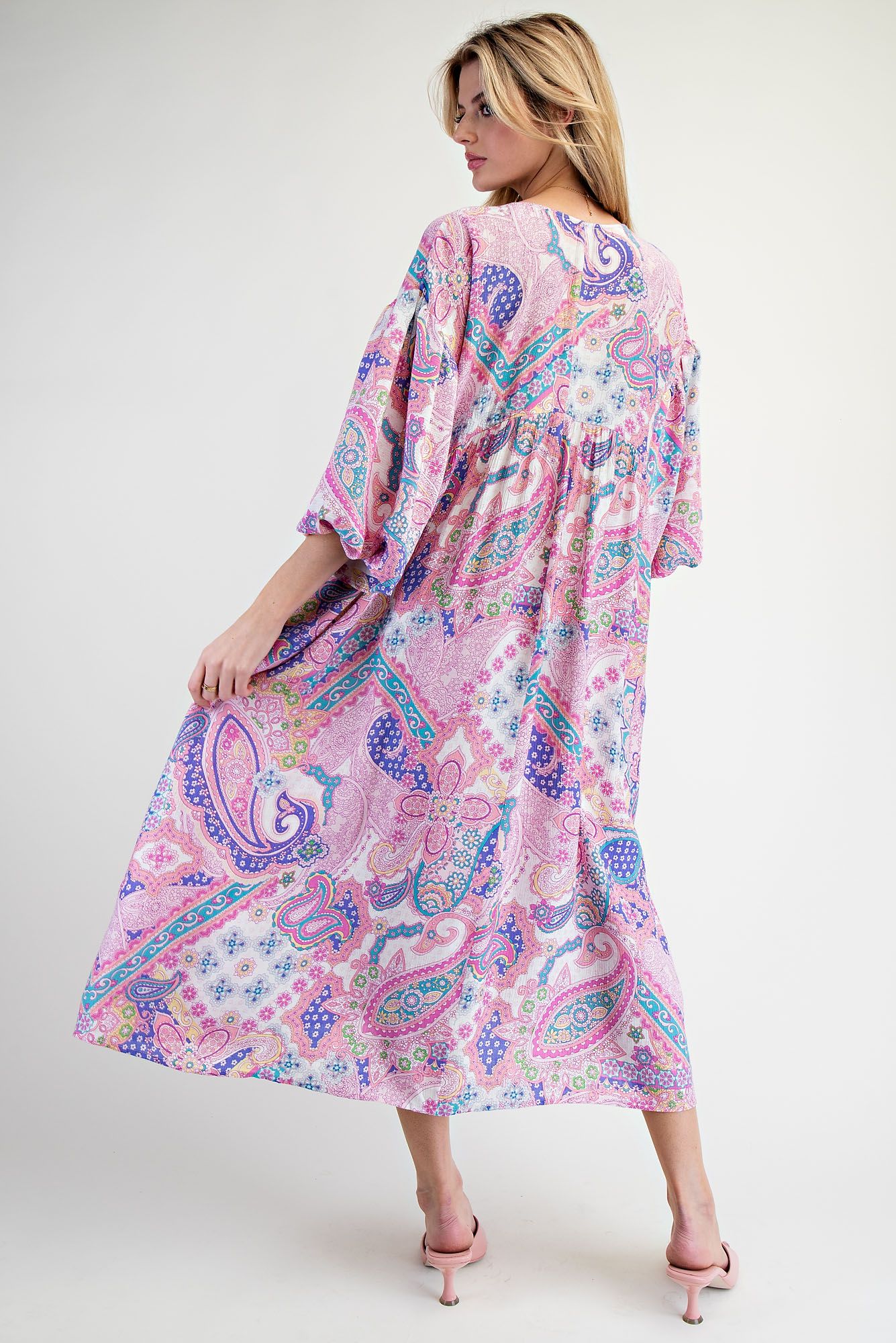 Paisley Dream Midi Dress
