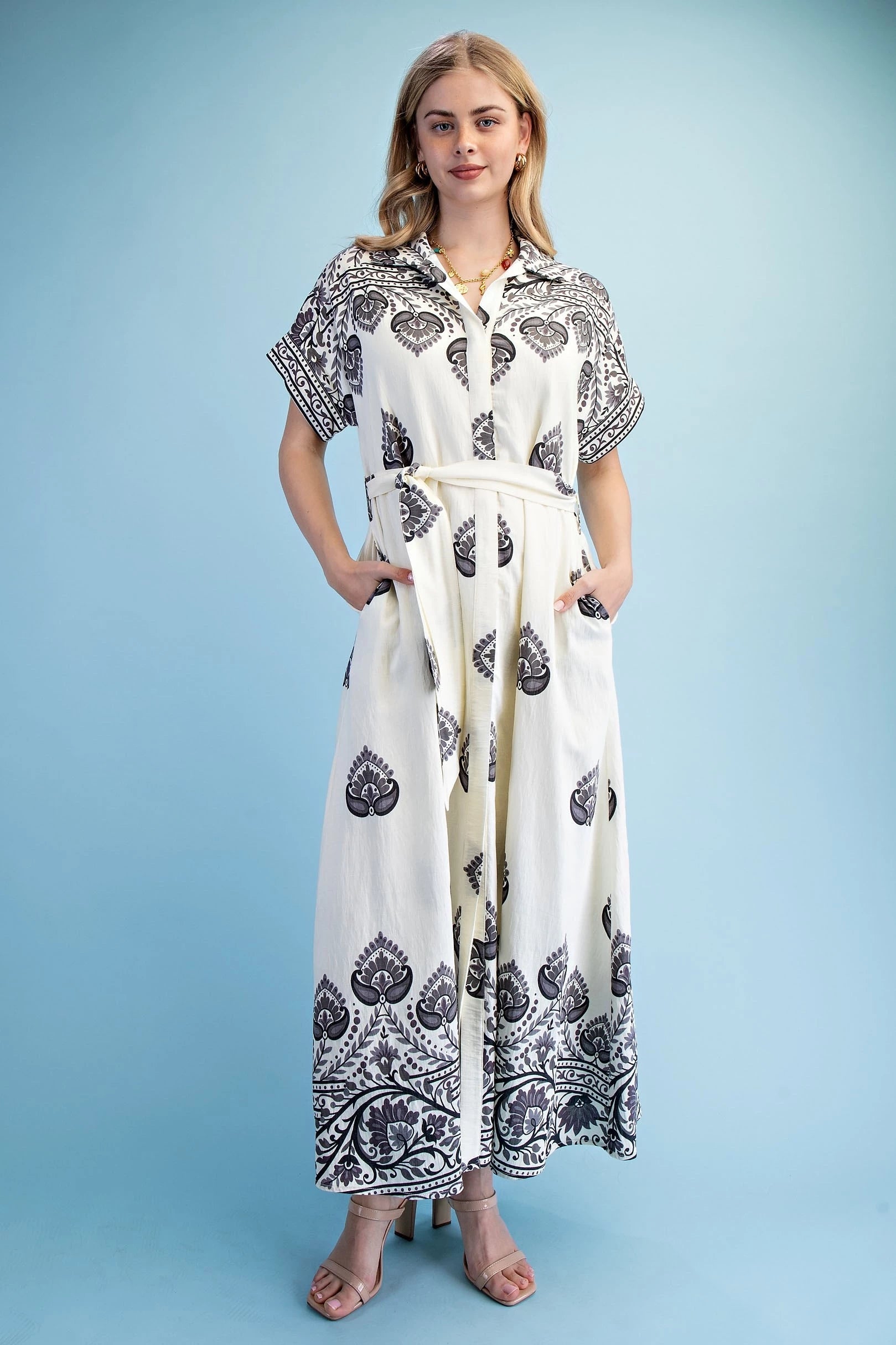 Peacock Garden Dress