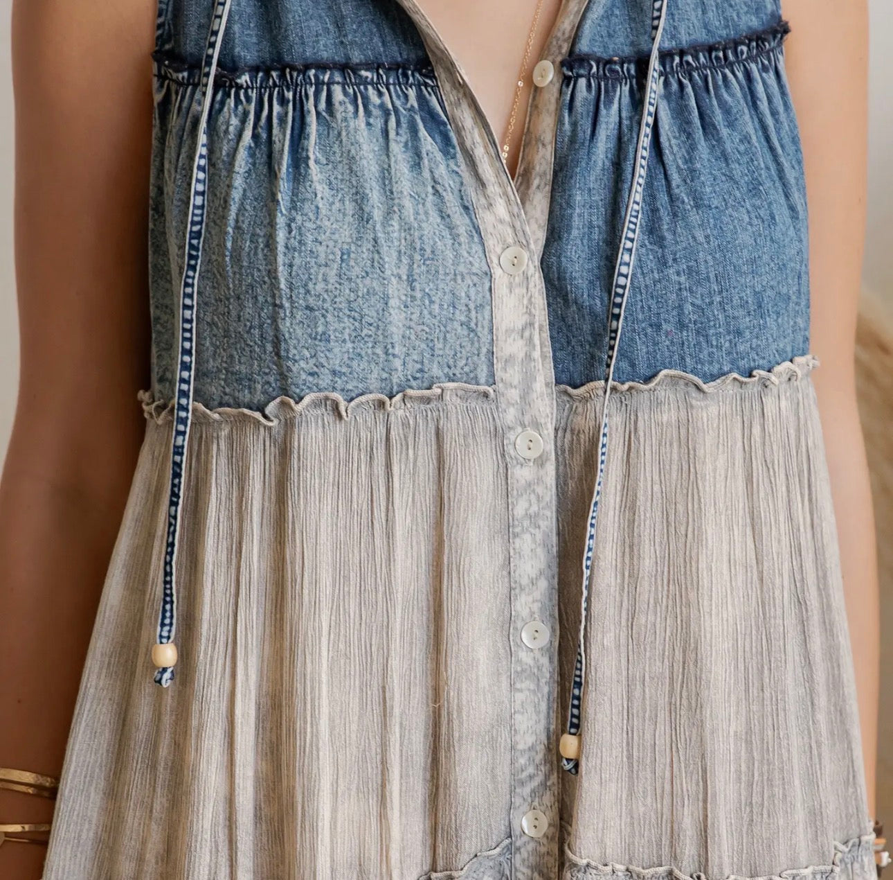 Boho sleeveless Duster