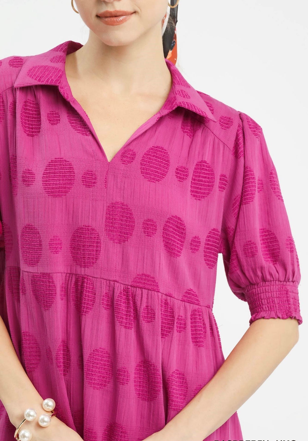 Blossom Dot Tiered Dress