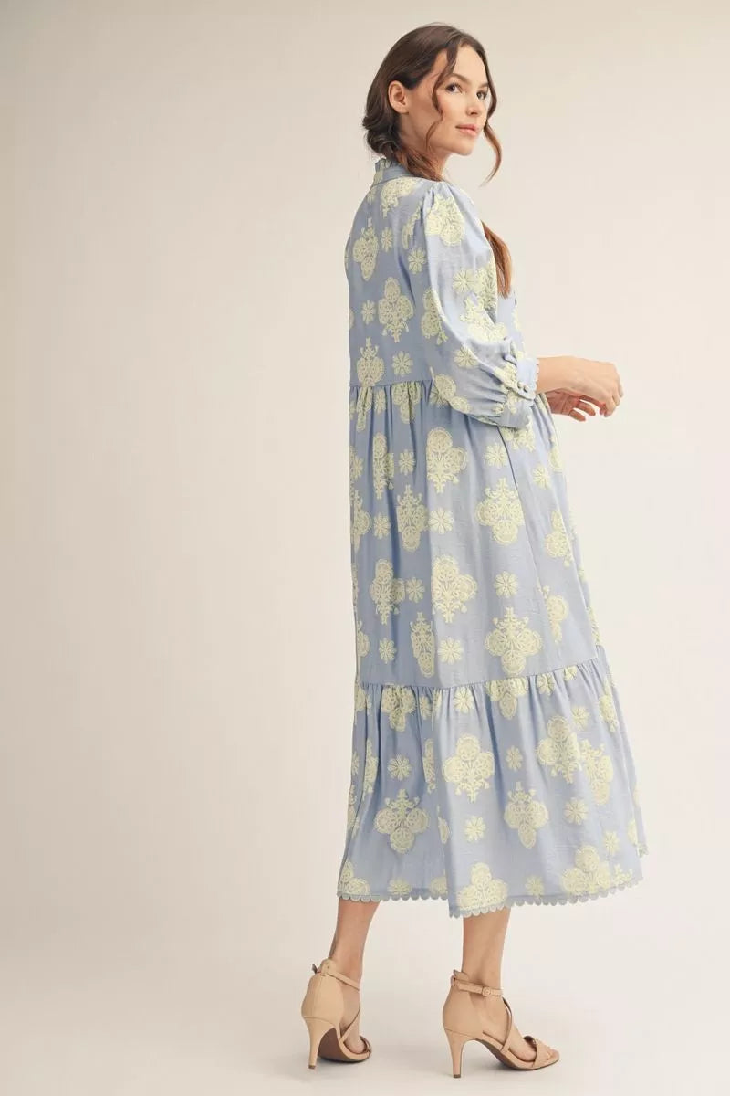 Ice Blue Queen Midi
