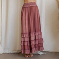 Ruffle Tiered Maxi