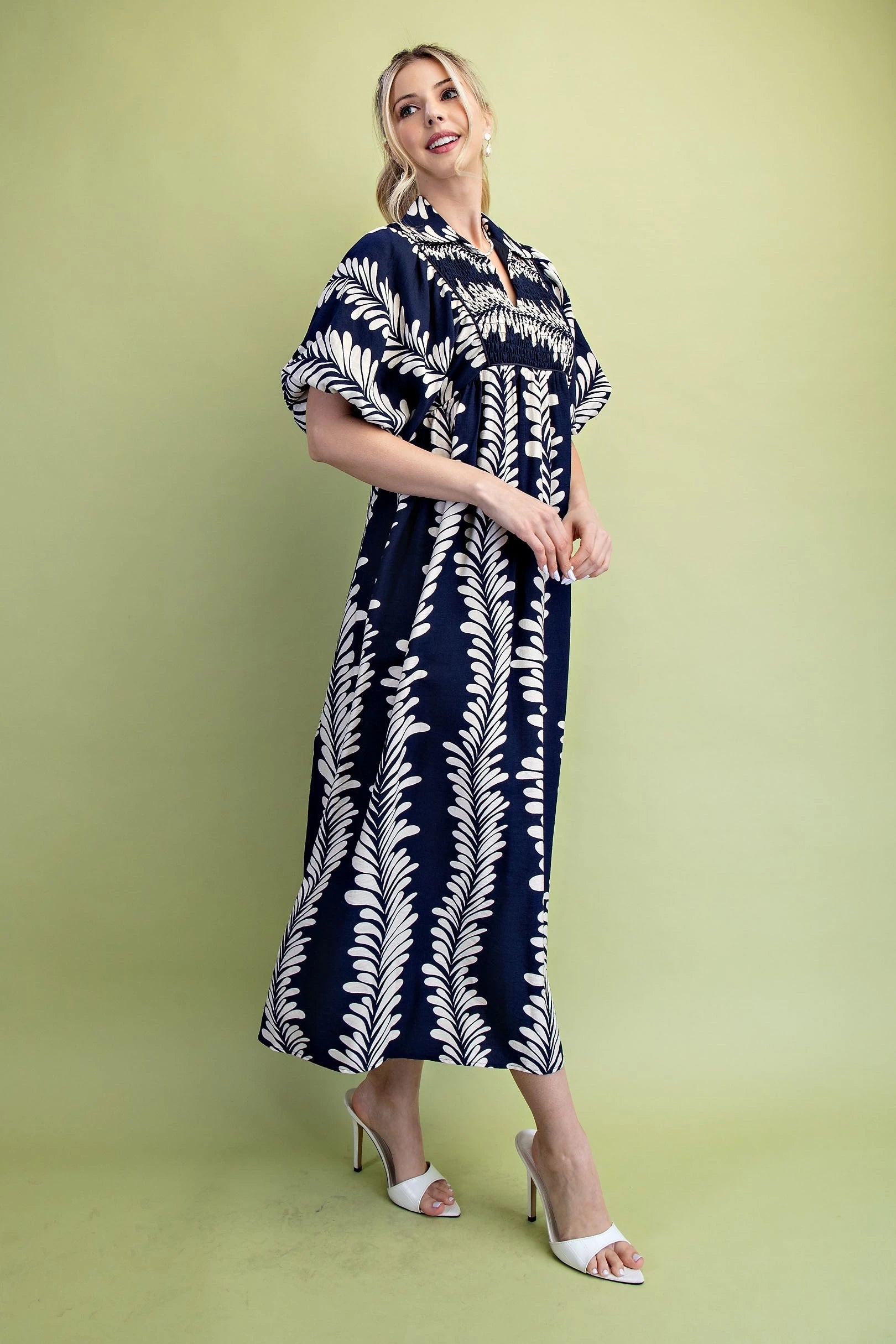 Palm Leaf Dress