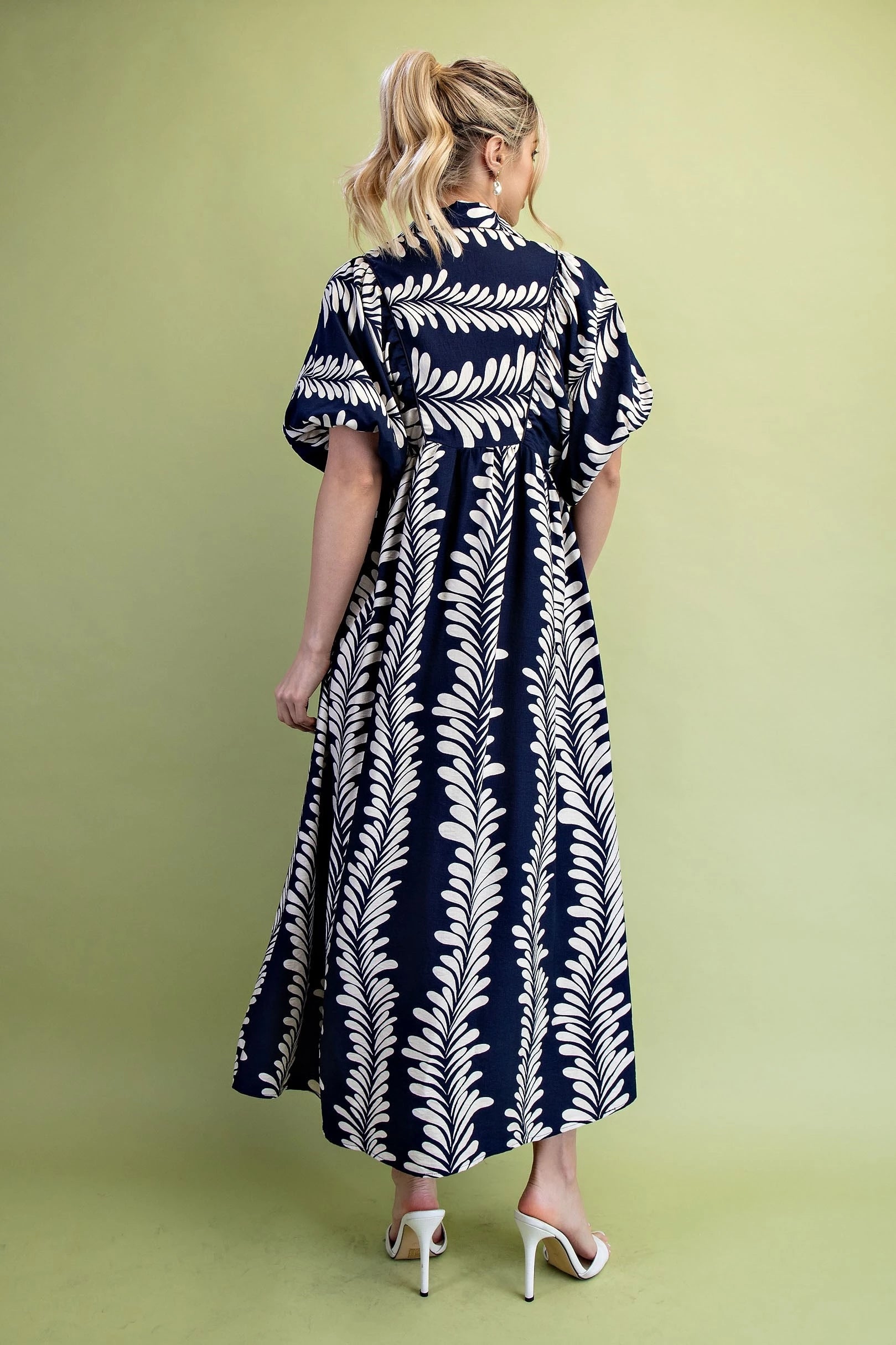 Palm Leaf Dress