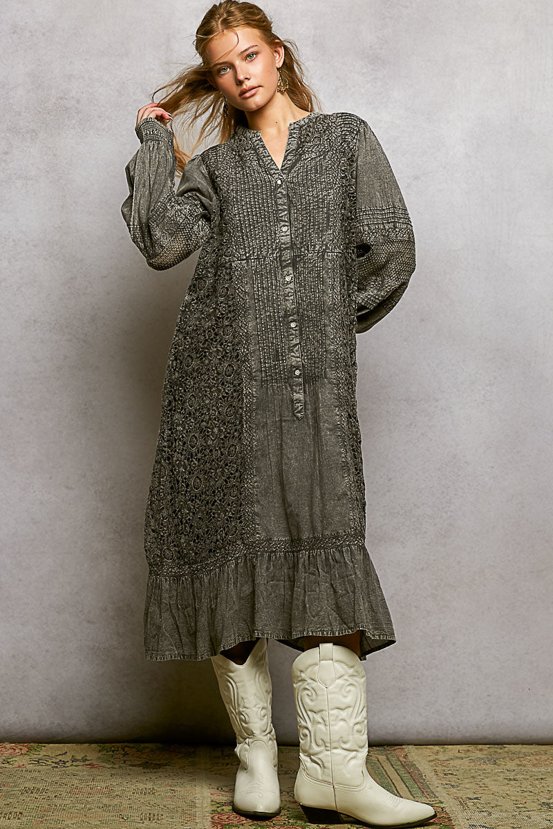 Folklore Denim Dress