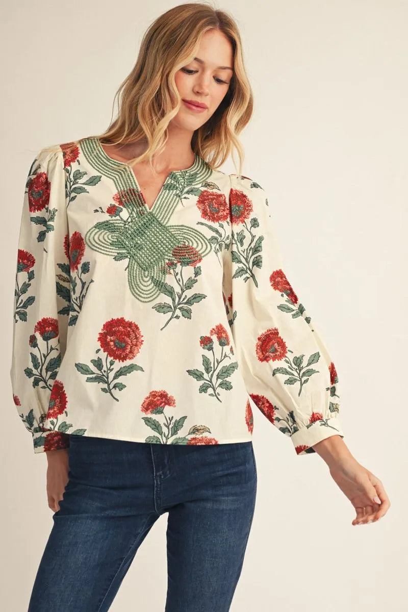 The Heirloom Floral Top