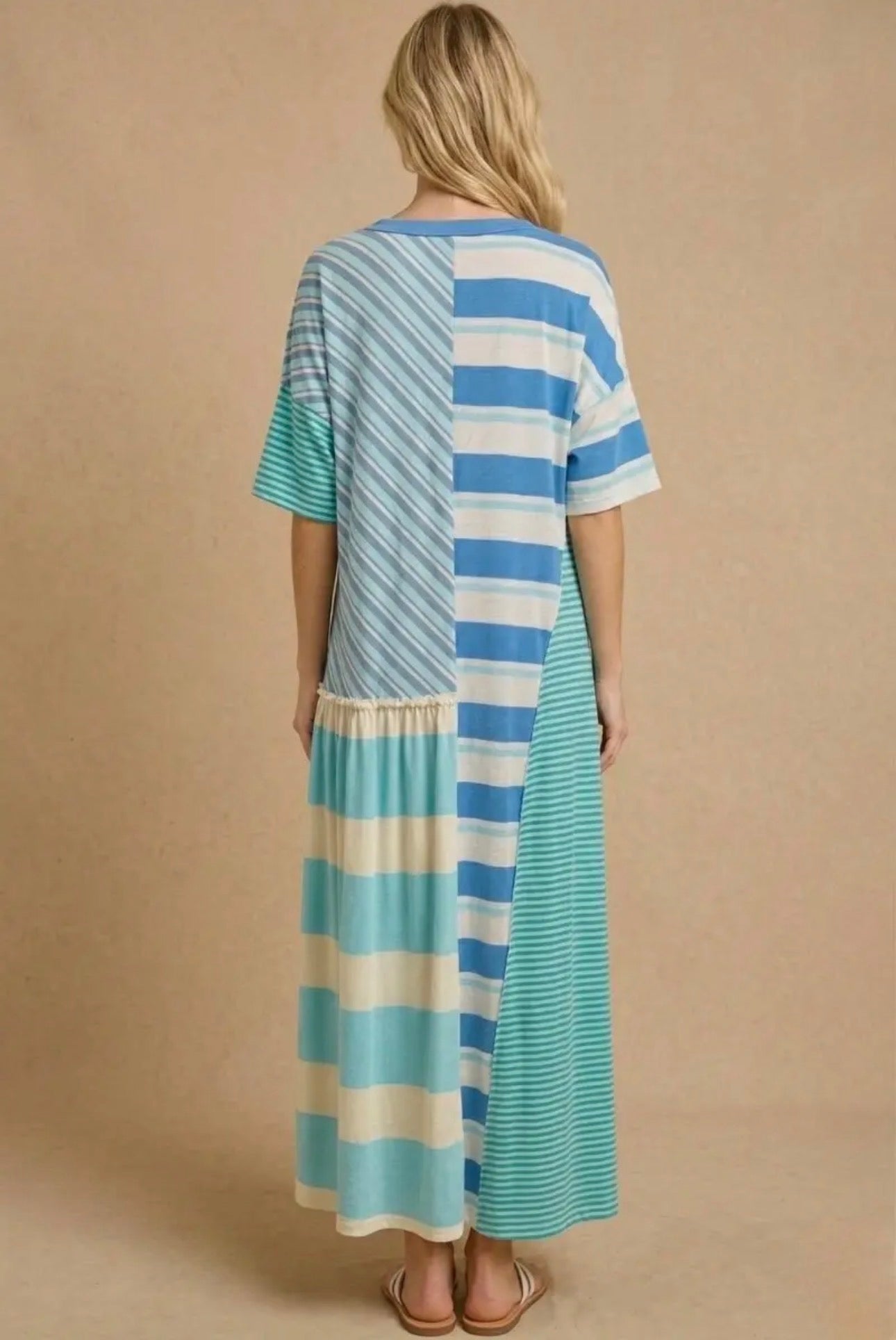 Coastal Striped Dress