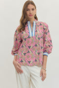 Botanical Riviera Blouse