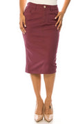 Cabernet Colored Skirt