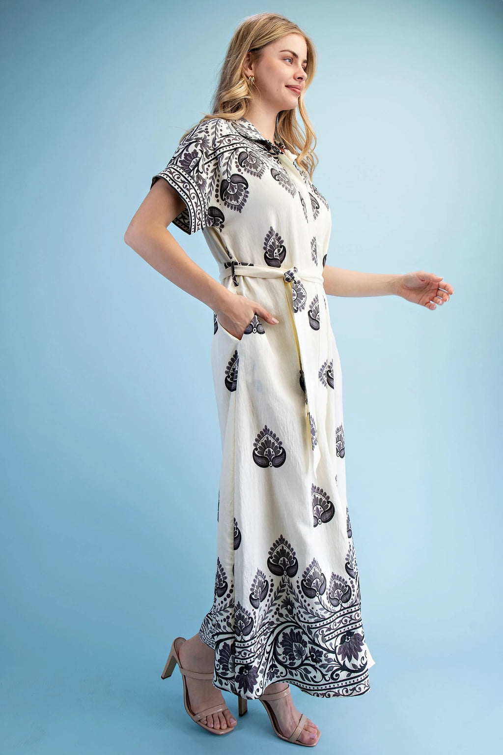Peacock Garden Dress