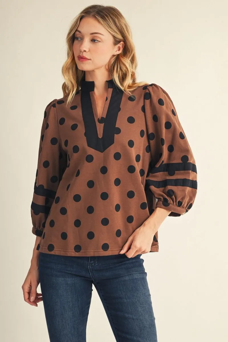 Polka Dot Darlin Top