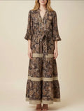 Brown Sugar Paisley Dress