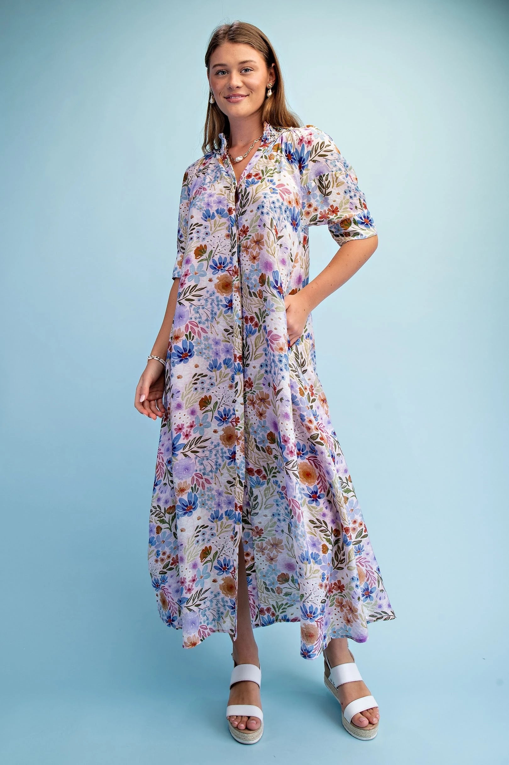 Blushing Blooms Maxi