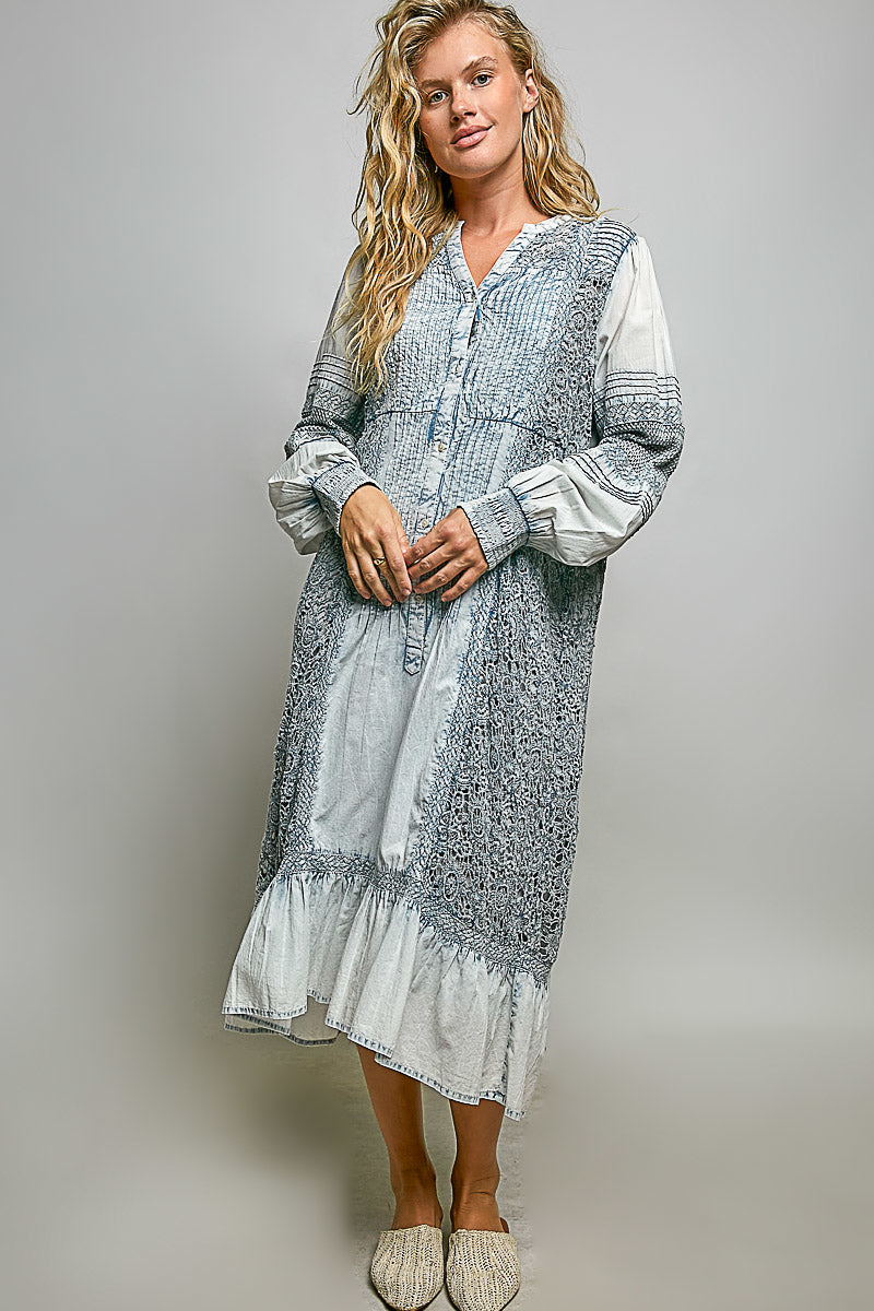 Folklore Denim Dress