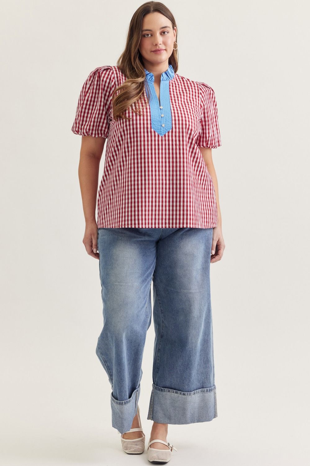 Liberty Gingham Top