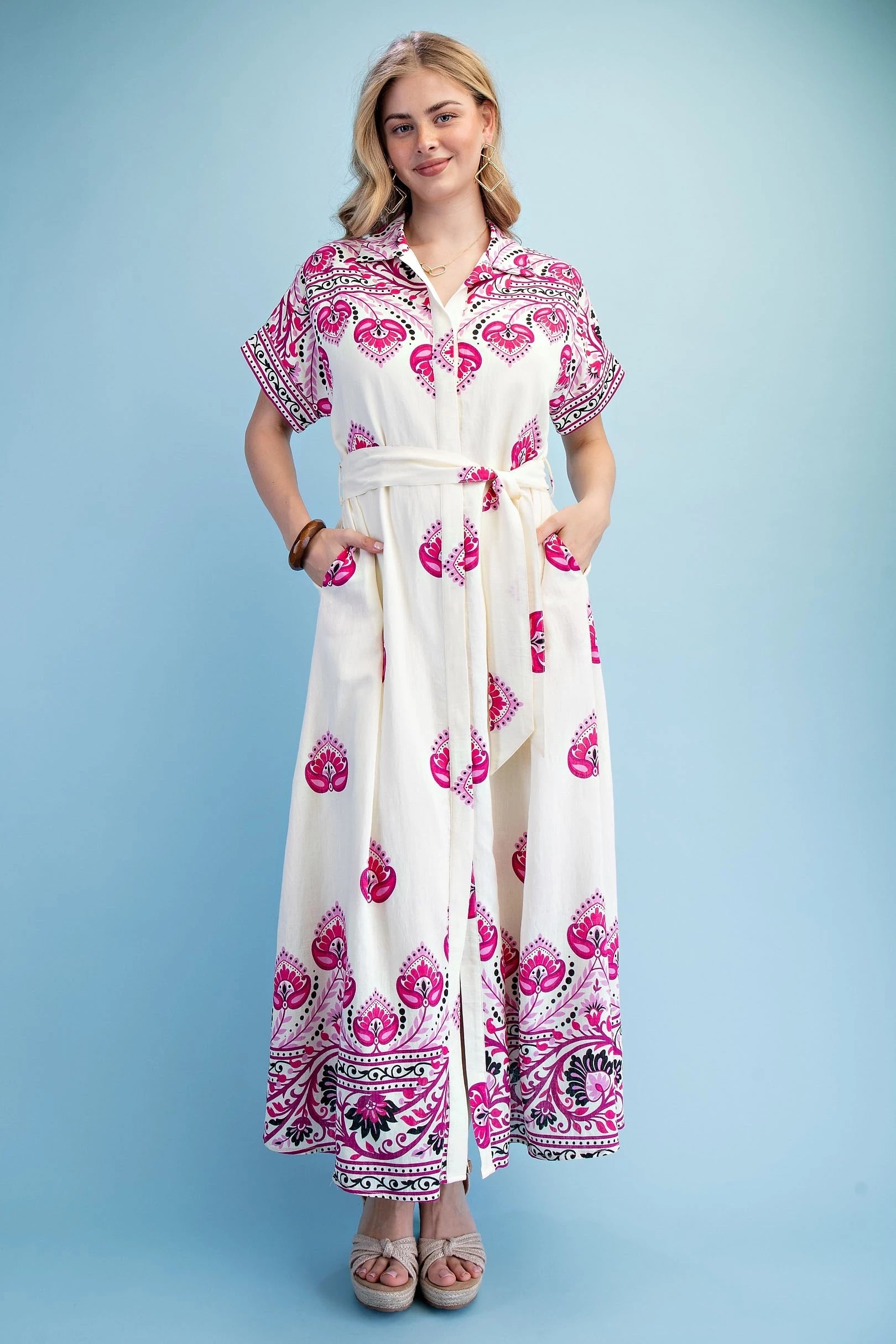 Peacock Garden Dress