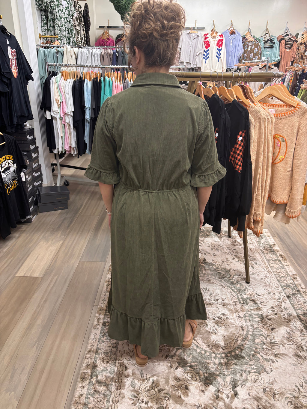 Evergreen Days Dress