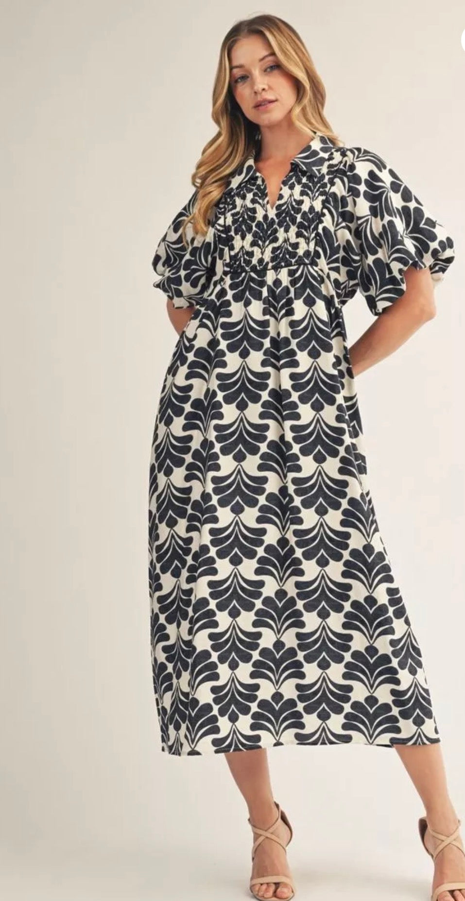 Onyx Medallion Dress