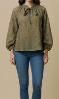 Embroidered Flower Top