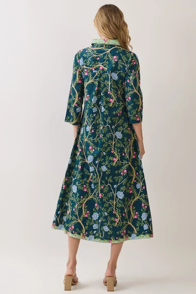 Green Gardens Maxi Dress
