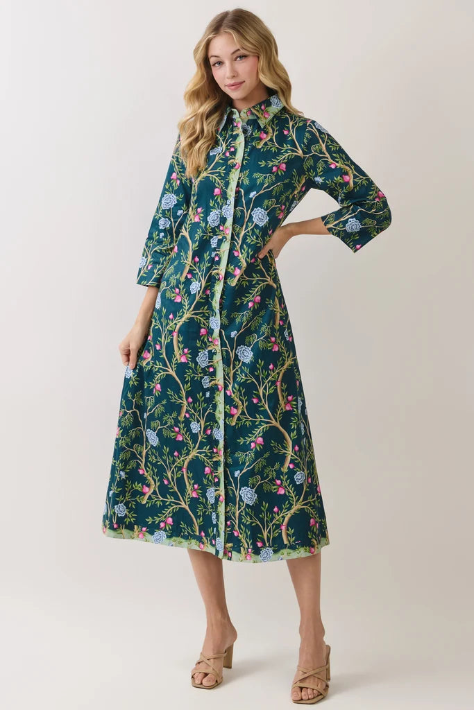 Green Gardens Maxi Dress