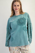 Sunshine & Smiles Eyelet Top