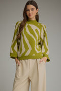 Bougie in Chartreuse Sweater