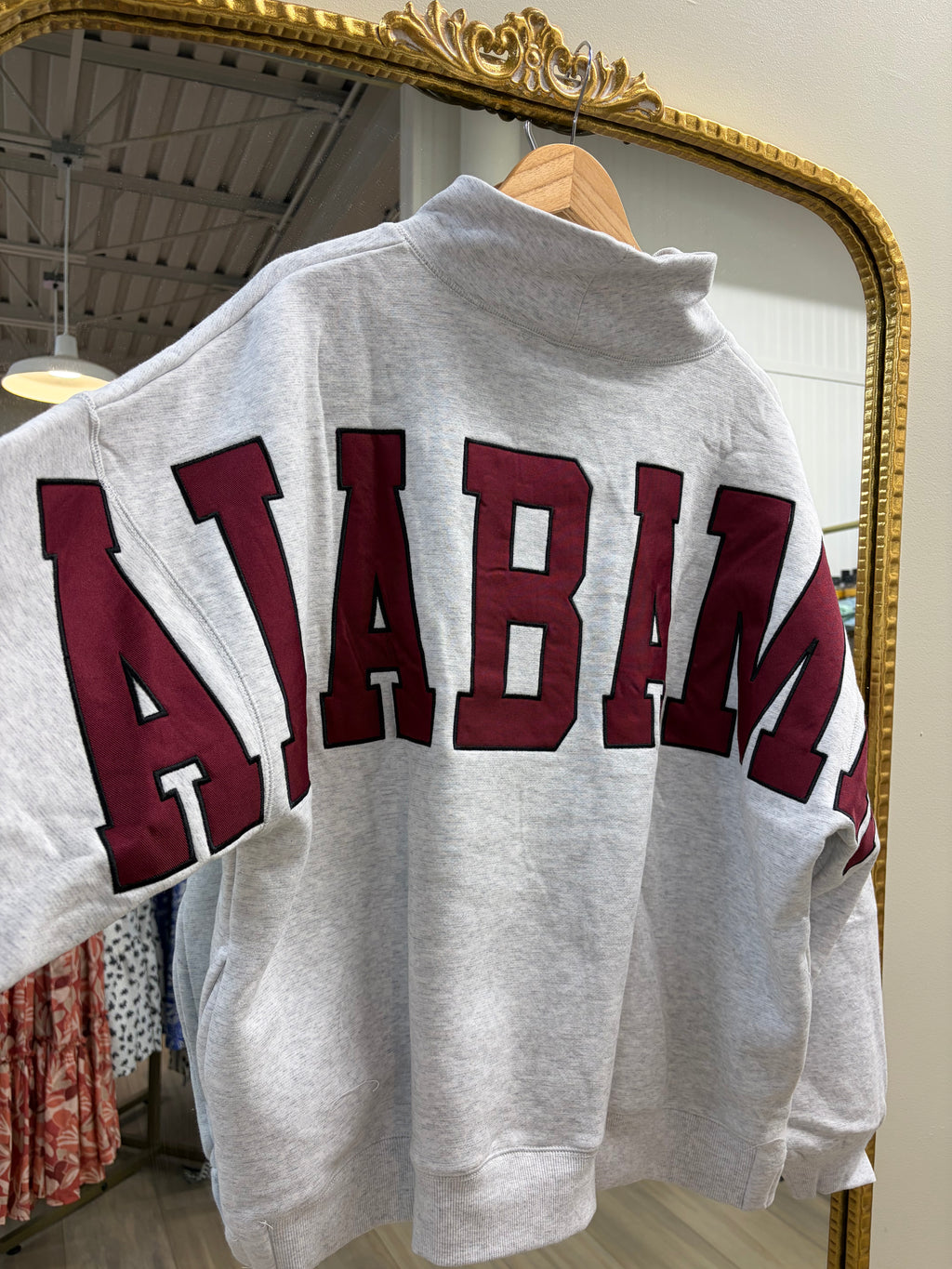 Simply Southern AL Mock Neck Sweatshirt