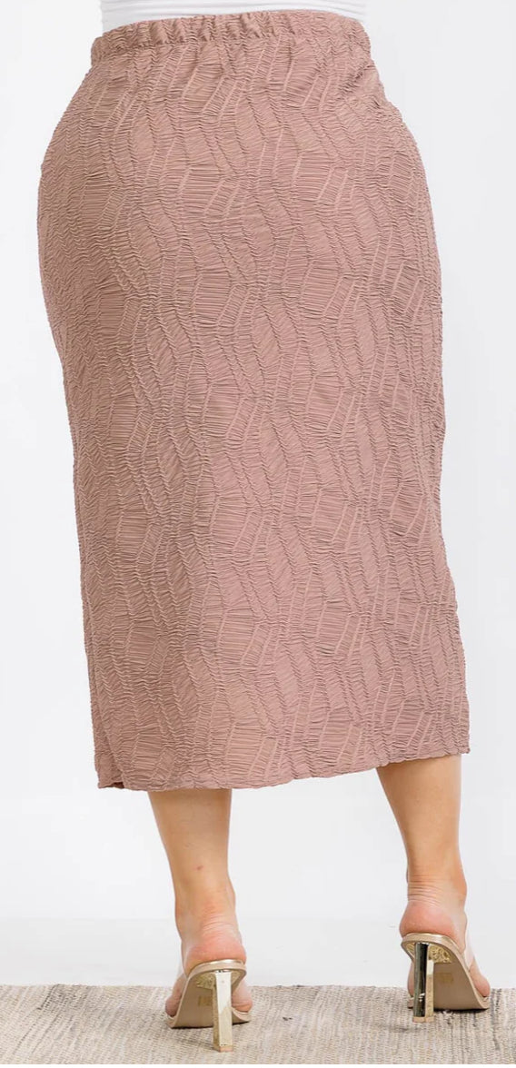 Curvy Ruched Skirt