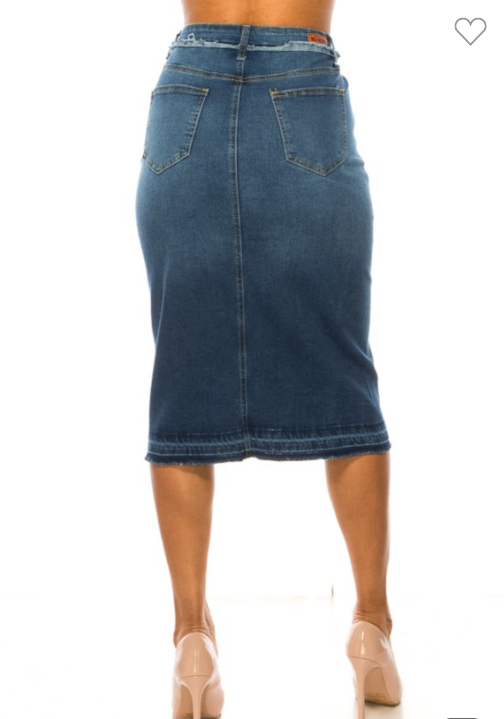Emma Clair Denim Skirt