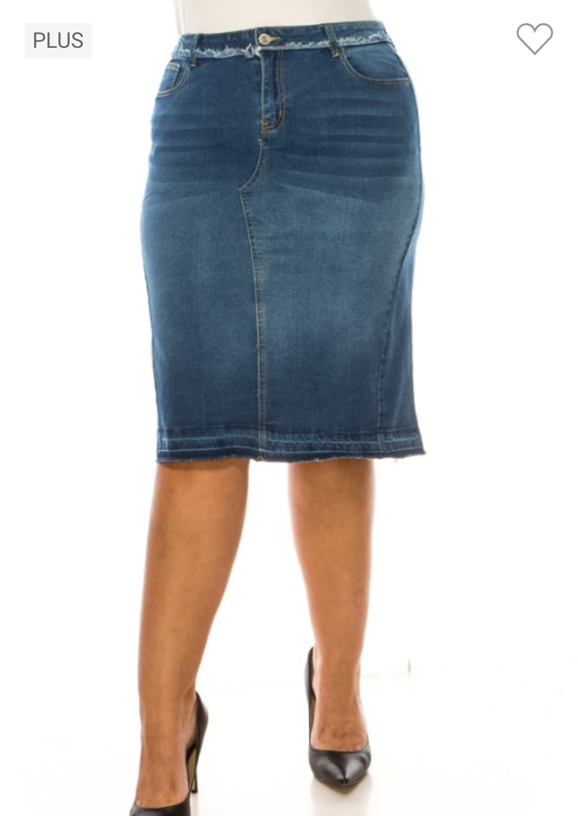 Emma Clair Denim Skirt