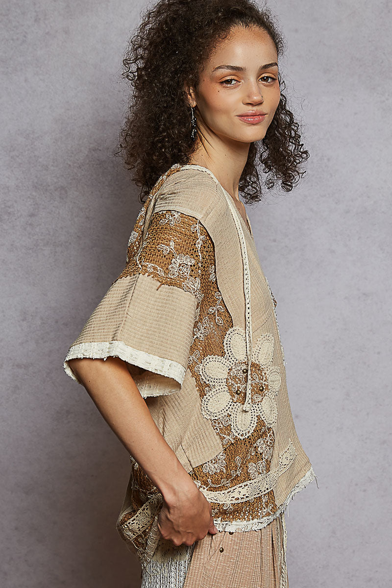 Comfy in Lace Top