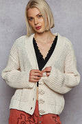 Rosey Chenille Cardigan