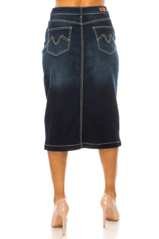 The Katie Denim Skirt