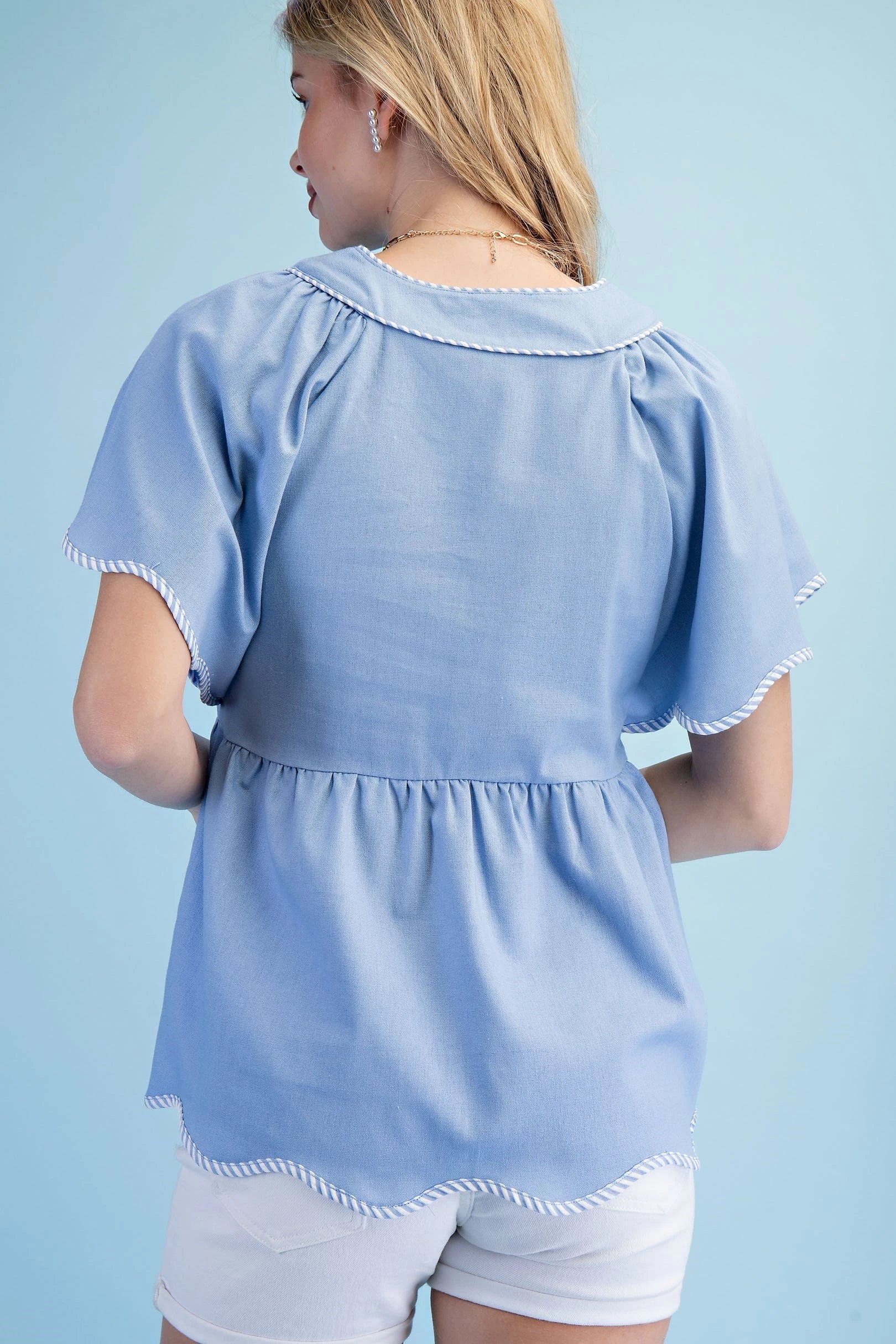 Breezy Babydoll Blouse