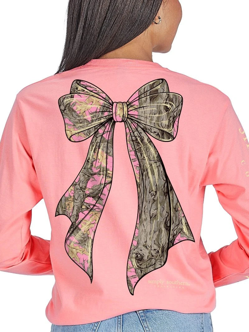 Simply Southern CAMO BOW Top