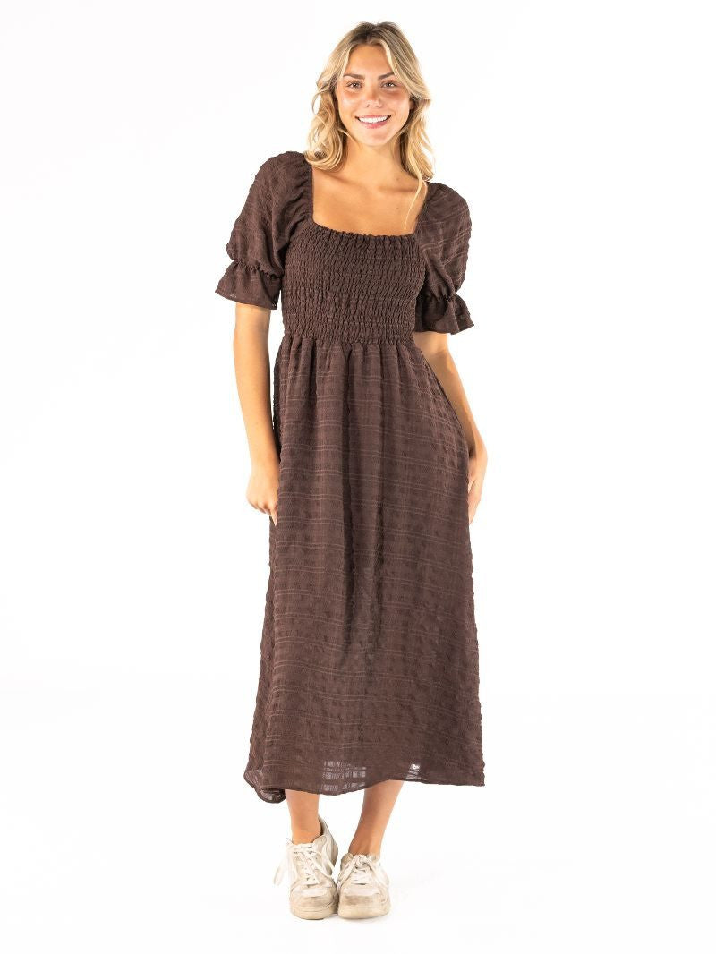 Simply Southern Solid Smock Dress