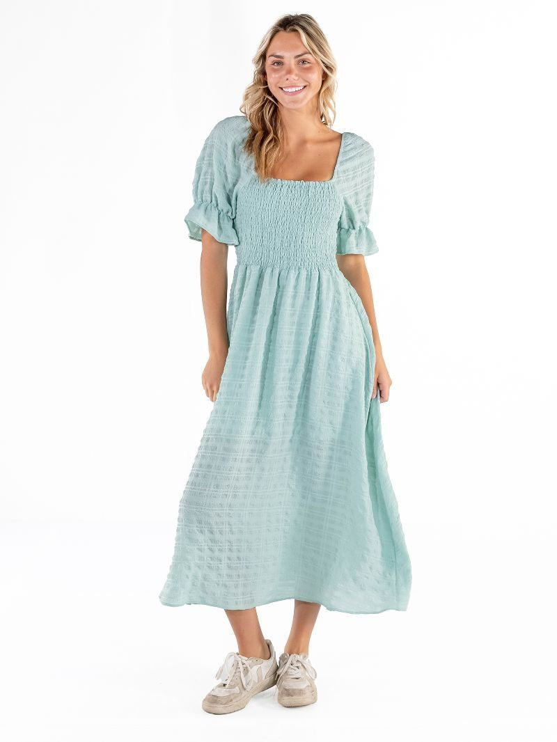 Simply Southern Solid Smock Dress