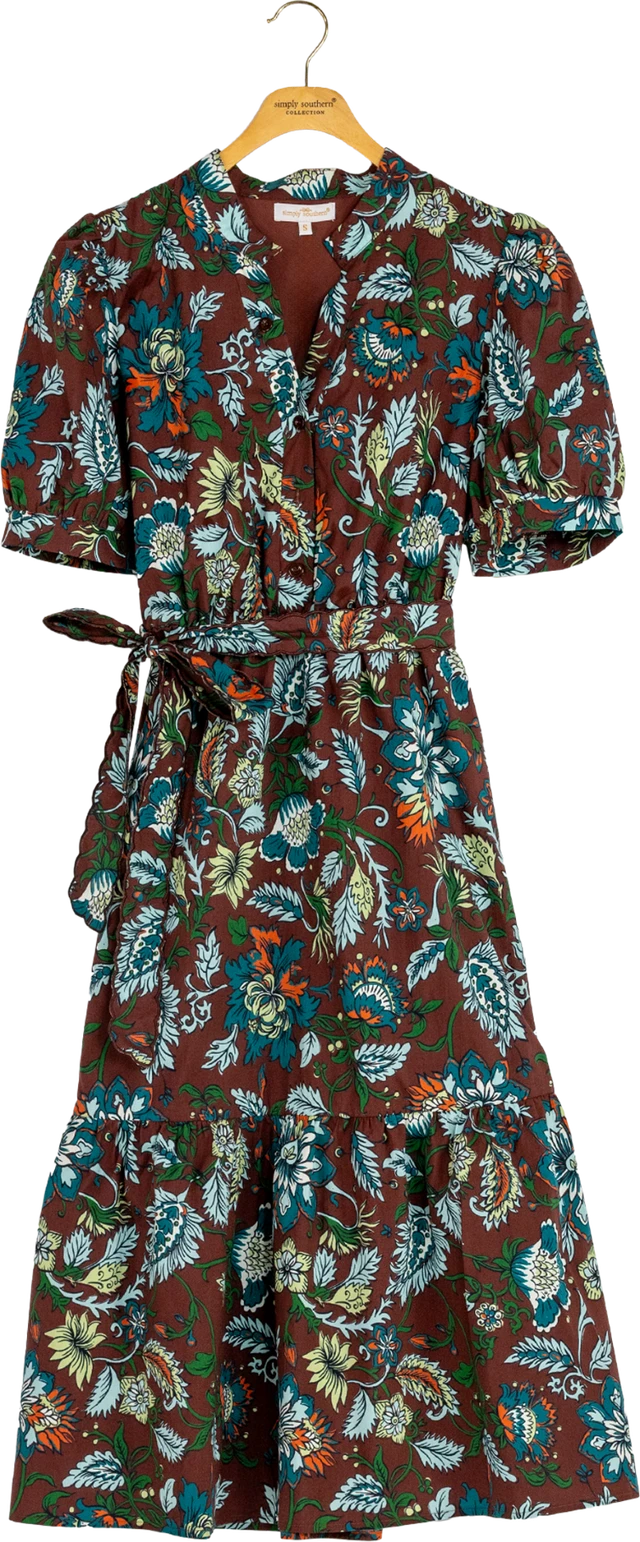 Simply Southern Dress in Victoria Floral