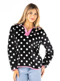 Simply Southern Black Polkadot Pullover