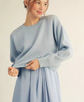 Go with the Flow Sweater in Blue