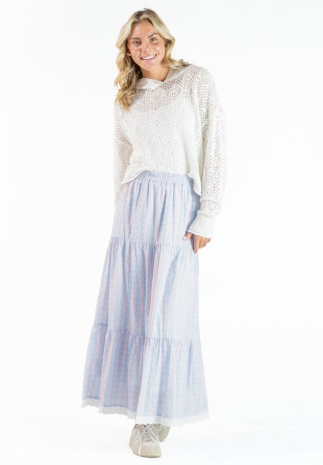 Simply Southern Bow Maxi Skirt
