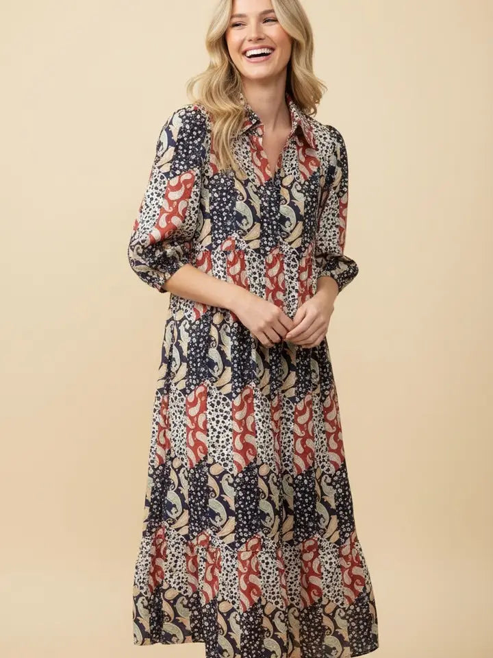 Trail Mix Midi Dress