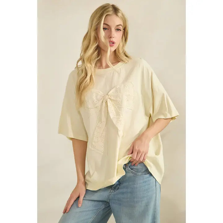Curvy Sweet Knot Tee