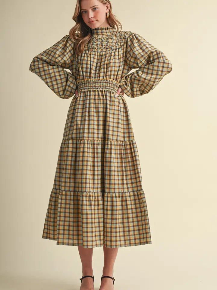 Holiday Plaid Dress