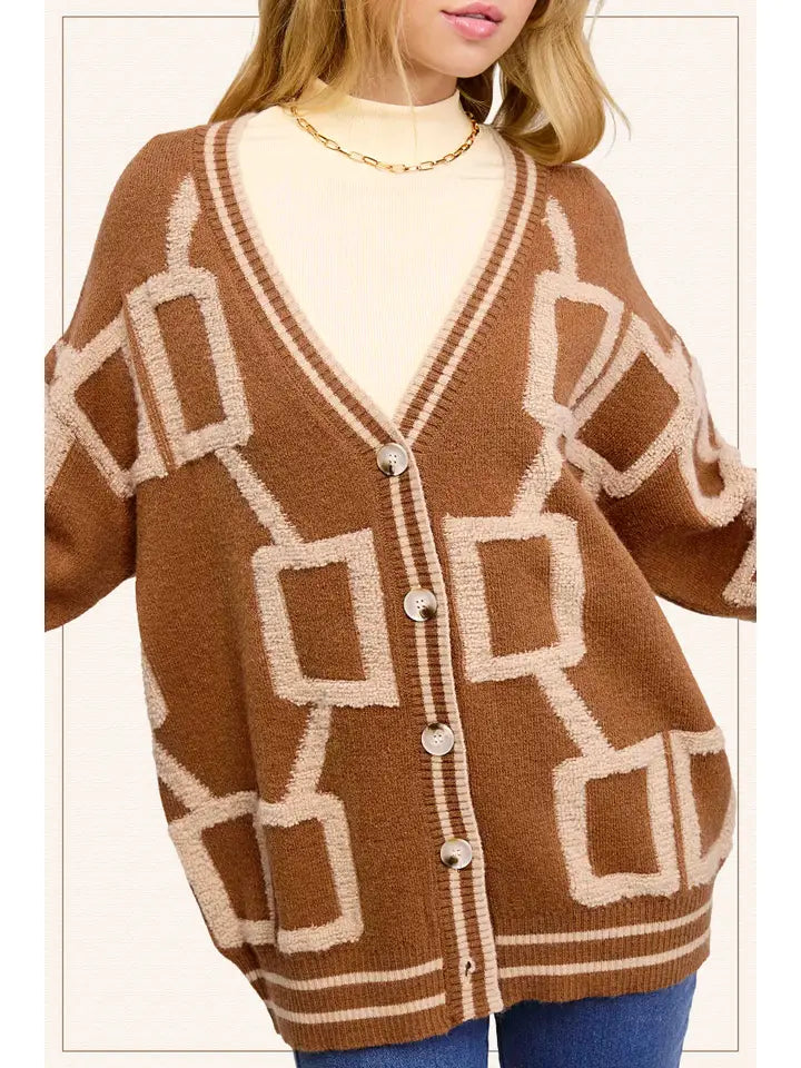 Drop Shoulder Cozy Cardigan